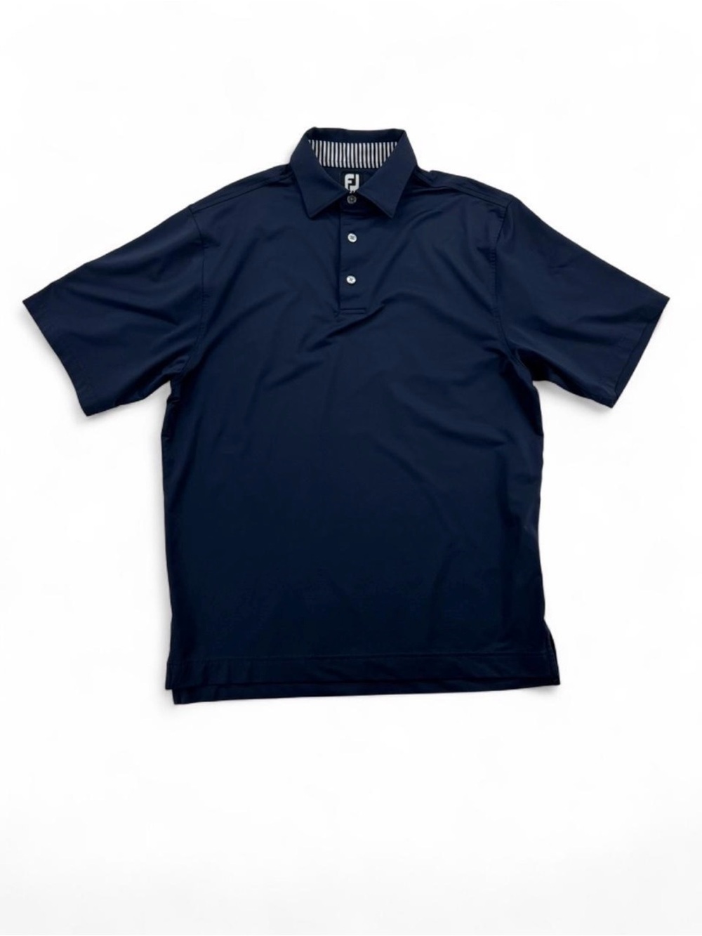 FootJoy ProDry Navy Blue Short-Sleeve Performance Golf Polo T-Shirt Size M